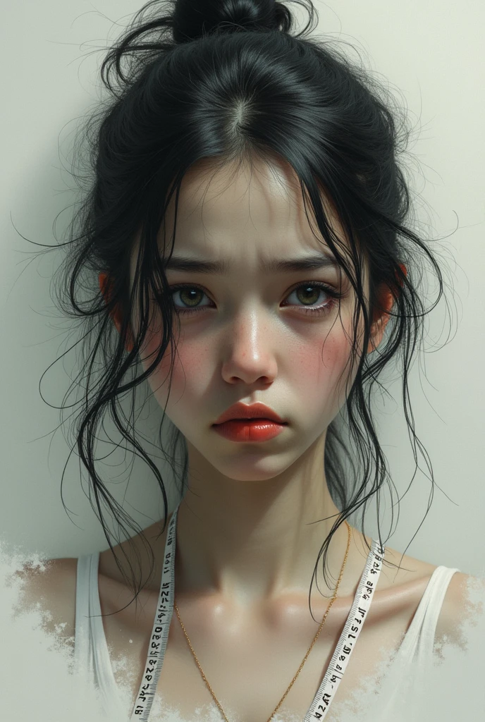 Create a cover for a school project about eating disorders