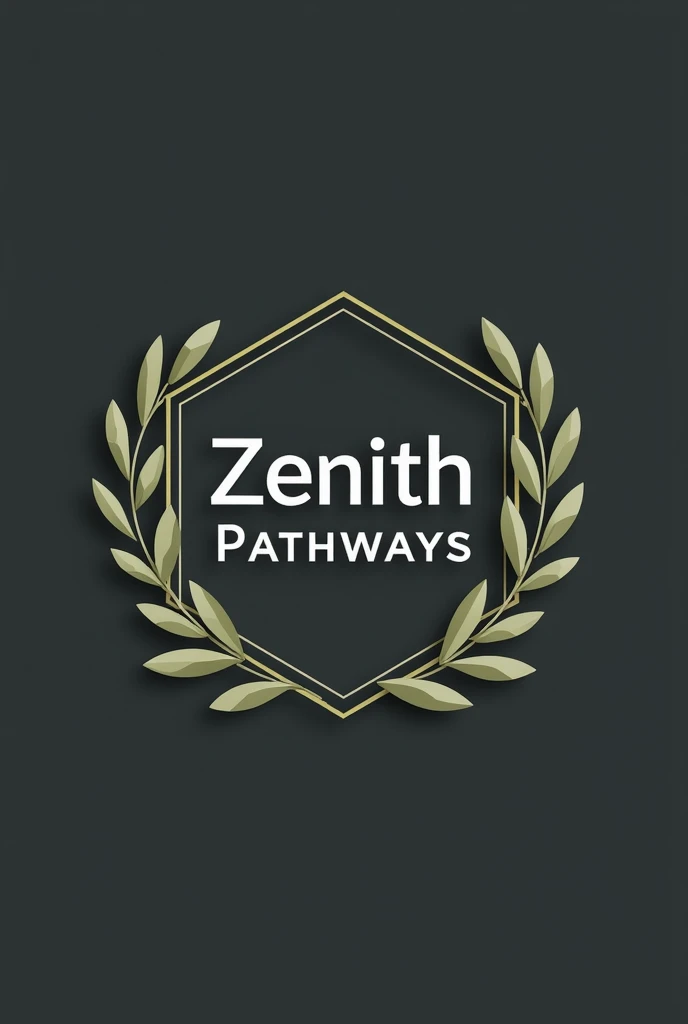 (Classy), (corporate), (Logo), (geometric), (hexagon), 'Zenith Pathways', Myocardium, olive tree