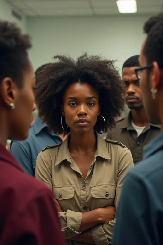 Some people judging a black American by her stereotype