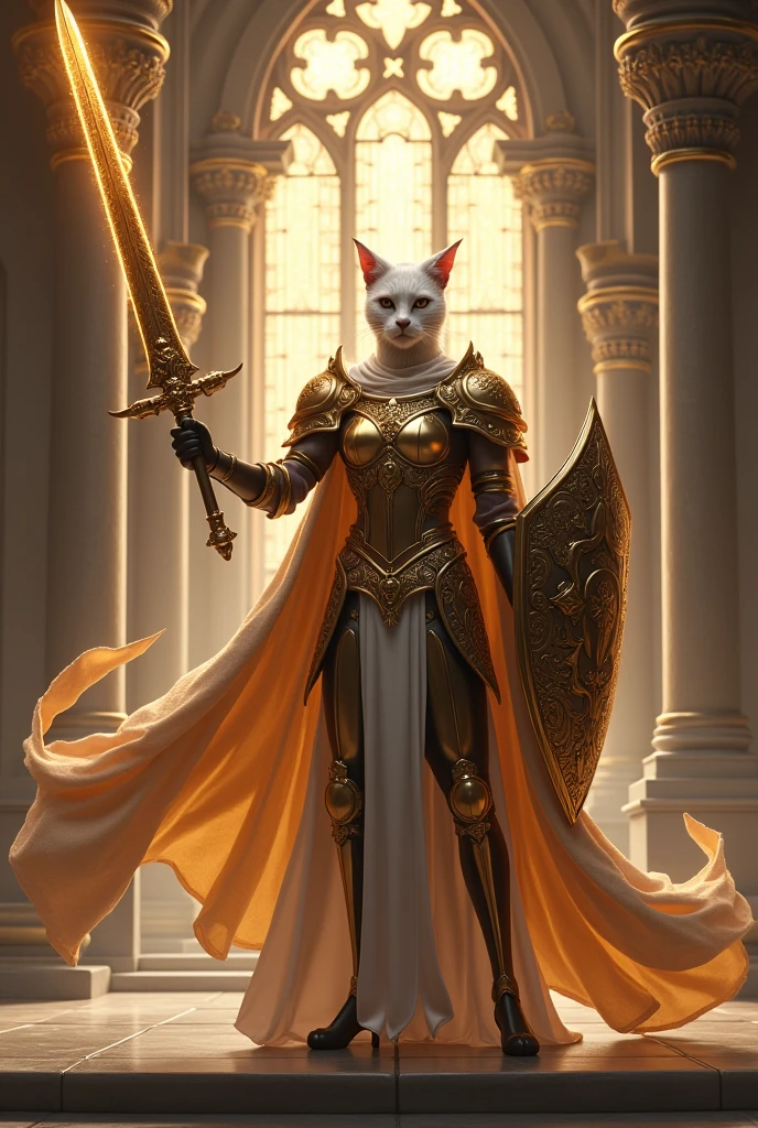 Cat woman paladin