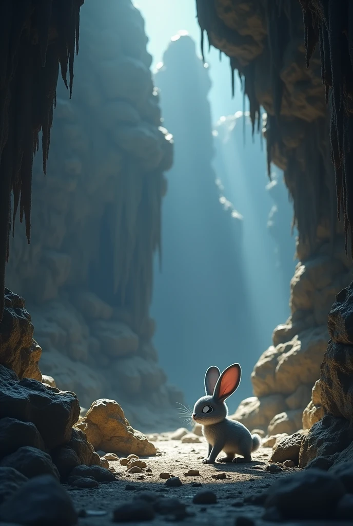Bunny in cave