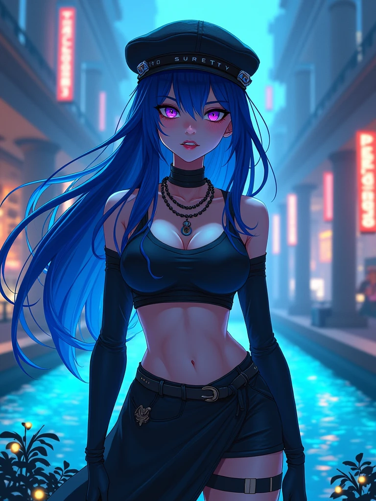 Blue oni femboy