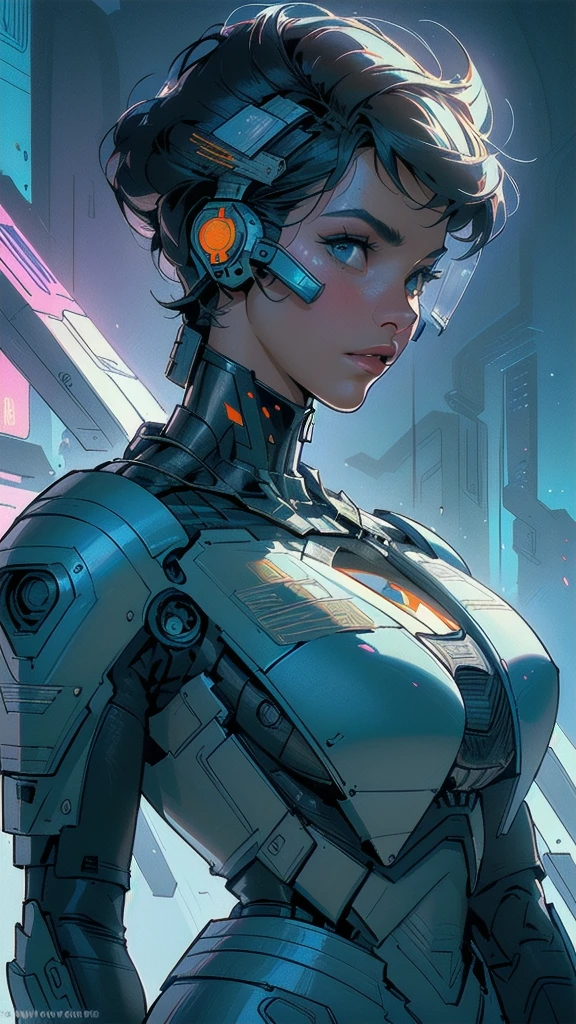 (((masterpiece, highest quality))),(((solo:1.2))),(((1girl:1.2))),32k wallpaper, very detailed, poster, vintage science fiction,(((((geometric cinematic movie poster))))), ((((bauhaus)))),(((abstract))),((((mid century modern)))),(((((portfolio))))),(((((Close-up))))),(((((bust up))))),((((more various angle)))),(((highlight))),(((complete. detailed face))),(((Extremely talented))),(((most complecated machine))),(((Overall colorfully))),((((((Absolutely simple background)))))),(((80's vintage))),vaporwave,(((((detailed futuristic machine))))),(((mighty armor))),(((Cleavage)))
