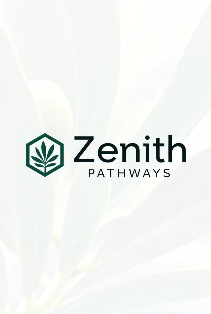 (Classy), (corporate), (Logo), (geometric), (hexagon), 'Zenith Pathways', (Myocardium), olive tree