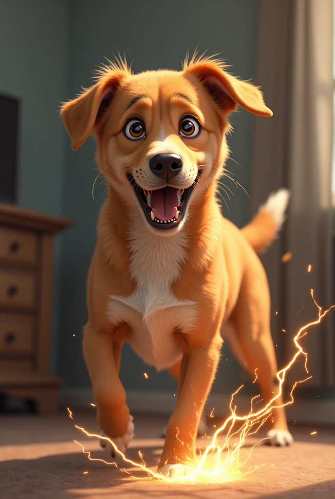 DOG got shocking