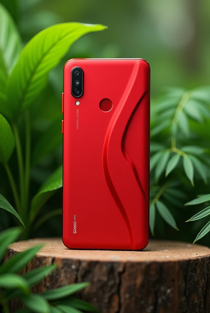 An eco-friendly smartphone Red