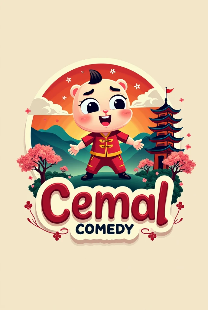 Logo: Text: Cemal Comedy
china