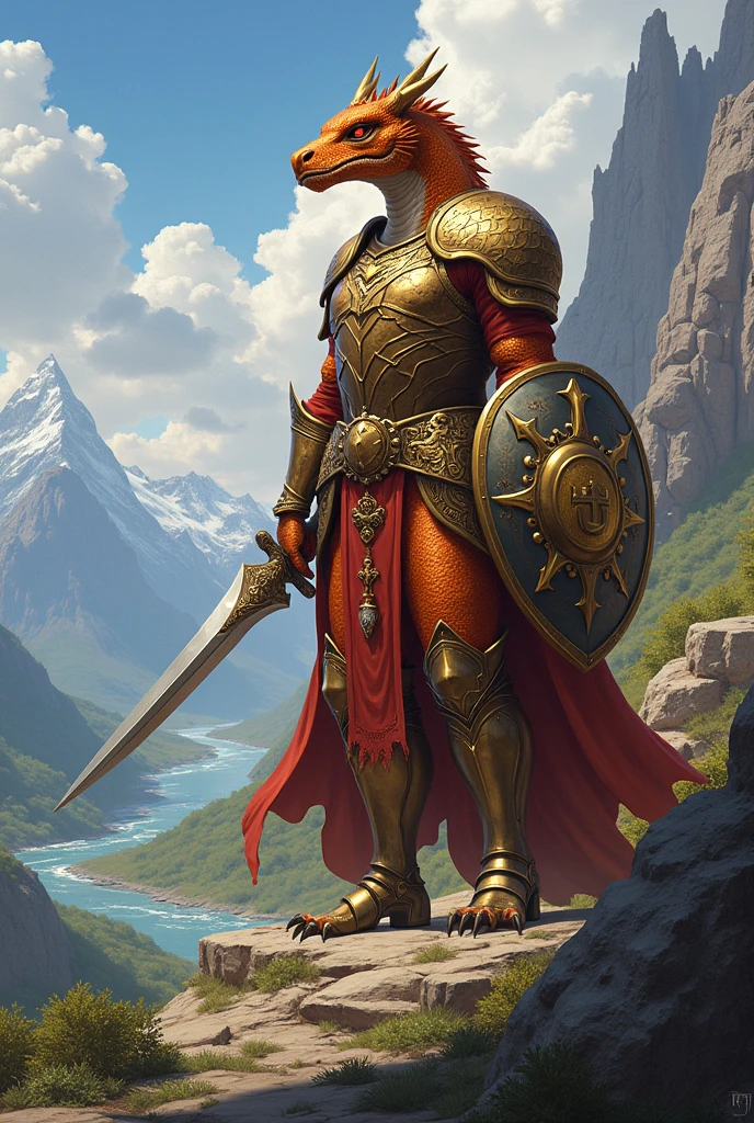 Dragonborn paladin