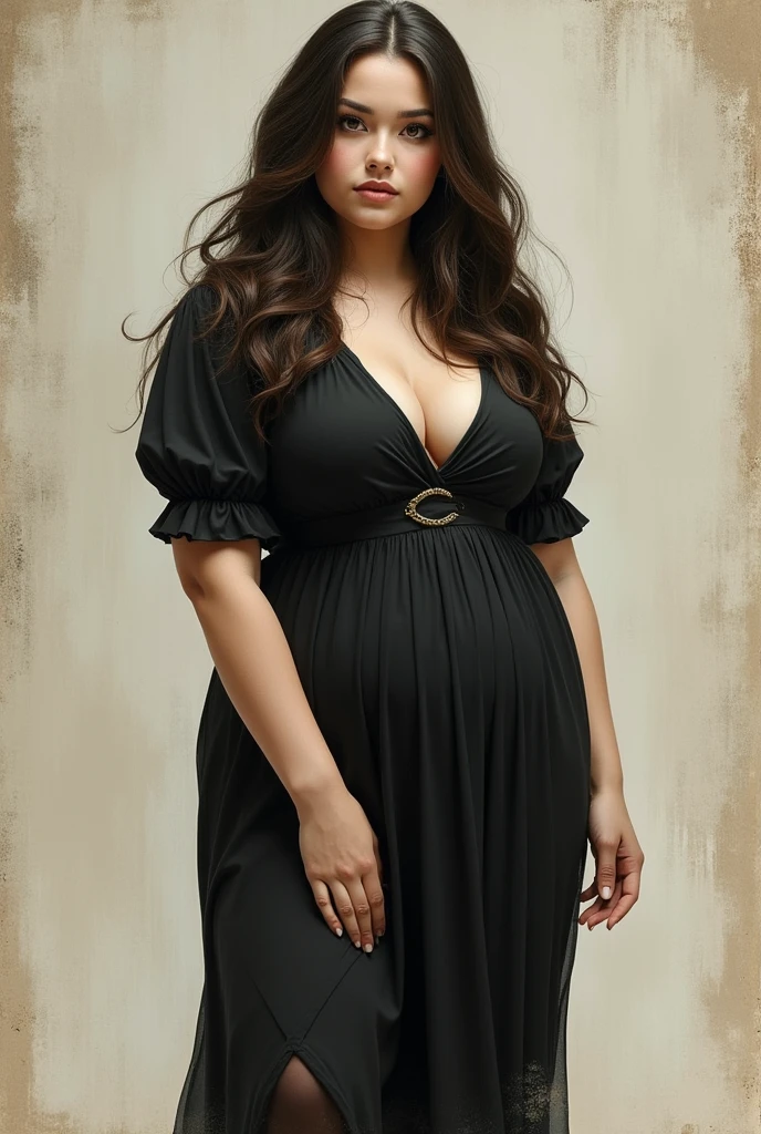 indian mid age aunty, amazing busty, amazing hips having huge cleavage