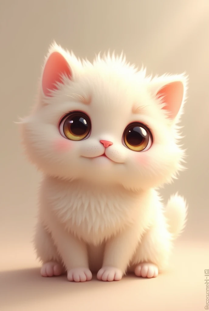 cute、Adorable、目がcute、Fluffy cat
