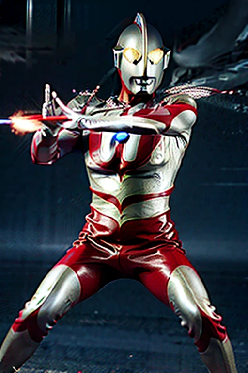 ultraman combat stance