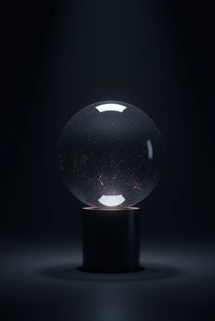 1 ball decoration luminous black core