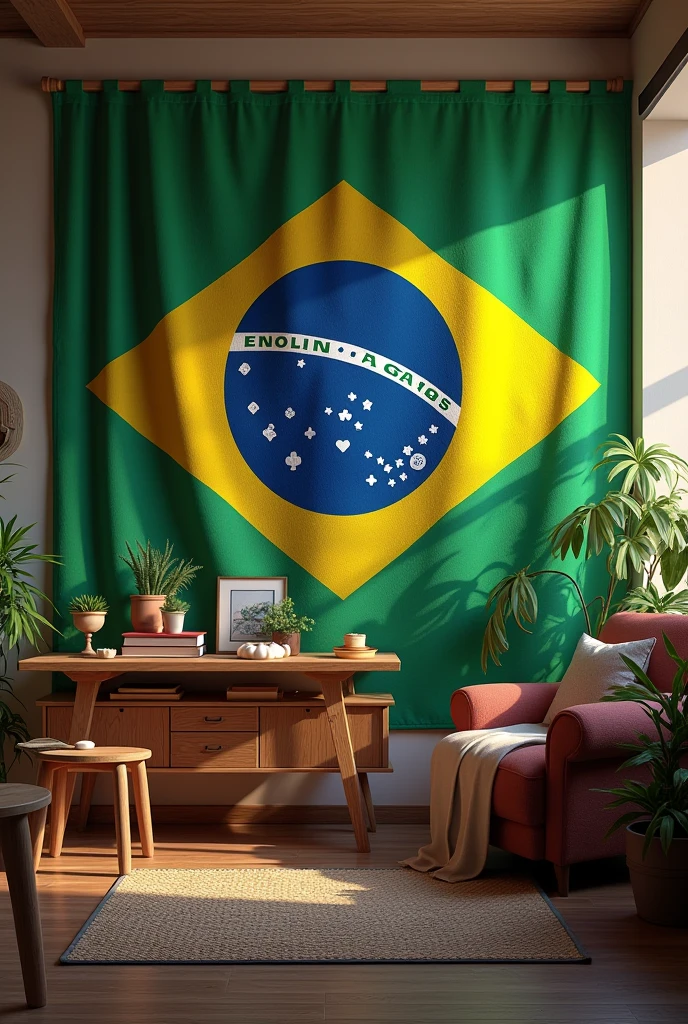 Create an RPG logo and a Brazilian flag at home.