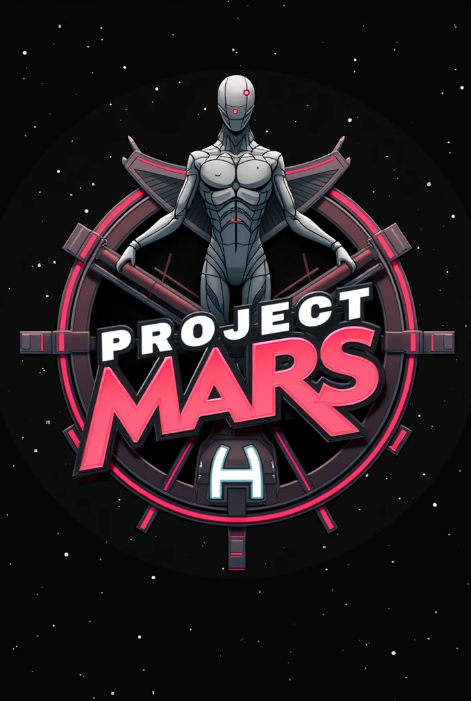 A Danganronpa Title, Named "Danganronpa: Project Mars". No character, just the Title like from the death game.