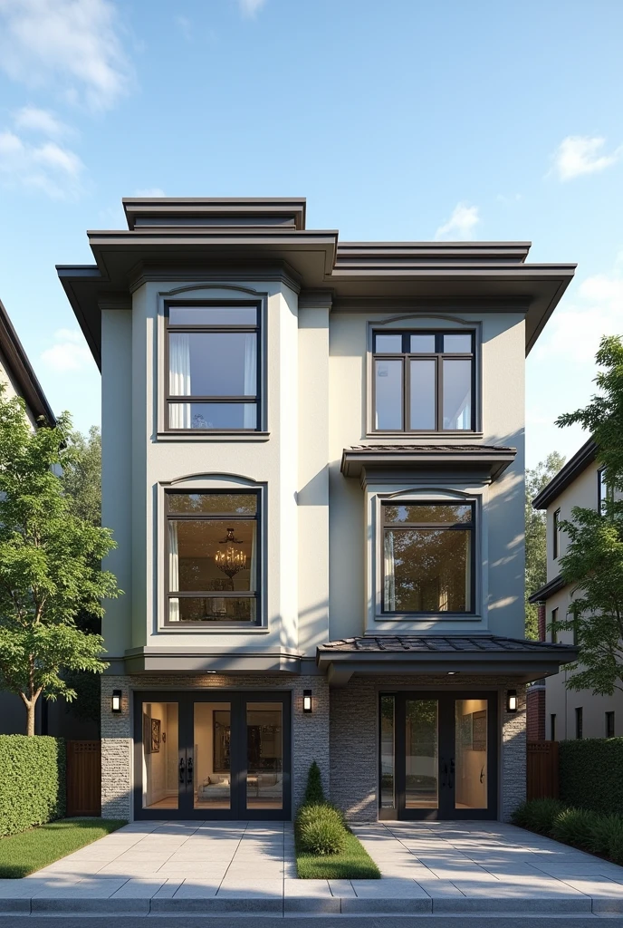 4 bedroom duplex elevation