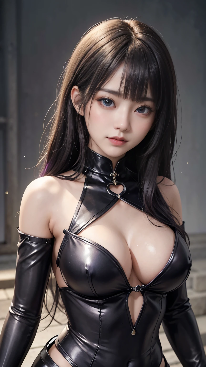 (最高qualityのディテール)、Realistic、8K Ultra HD、High resolution、(One Woman),(Fatal Beauty,attractive美しさ) ,(Glasses、Mysterious charm:1.1),(Big Breasts、attractiveシルエット),Ultra-detailed、高qualityのテクスチャ、Intricate details、Highly detailed CG、高qualityの影、Beautiful and delicate face、Beautiful and delicate eyes、Written boundary depth、Ray Tracing、20th Generation、Cute K-Pop Girls、(The Face of Ulzan in Korea)、Thin face、(Urzan-6500-v1.1:0.6)、PurerosFace_v1、Glowing Eyes、Perfect body、 Viewer Display、(最高qualityのディテール:1.2)、8K Ultra HD、Close-up of a woman, Realistic rendering, attractive, Real Girls, Gurwitz, role play, Realistic 3D style, 8K Portrait Rendering,(truth,truth:1.4),(Sparkling eyes girl:1.2)、cheek、Glossy Lips、Best image quality, 8K Ultra HD Full Color RAW Photos, Fujifilm(Medium format), Hasselblad, Carl Zeiss, Incredible dynamic range photography(utility_art:Smooth-768:1.1),High resolution, High pixel count, Clear details, Clear images, natureな色再現, Noise Reduction, High fidelity, quality, Software Improvements, Upscaling, Optimized Algorithms, Professional-level retouching, 強力なスーパーevil女がクローズアップでポーズをとる, Black Goddess 、(Expose your shoulders), Flowing purple hair, View your audience, Highly detailed face, Blue smoke swirling around her, evil事を愛する, Captivating blue eyes, Dark fantasy, Esoteric arachnids lady, Spider Queen, Esoteric arachnids, Combat Stance, Sharp Fangs, nature, ((Complex metallic colors in the foreground)), (( Fluid Mechanics, The most beautiful smooth scale face makeup, Smirking expression)) 、Dark blood, Onyxia、Beautiful young witch, purple hair, dark purple lips, evil, evil女, smile, Black Prom Dress, She is coming to you, Bright Blue Eyes, Surrounded by swirling pink smoke, Blood Chain, Behemoth Bones, Snake-like tentacles, Cruel Teeth, Expressions of madness, Oppressive Dungeon、 Grotesque shadows dance, The creature whispers, Stifling atmosphere, Vision problems, Visible Madness. blade, evil意の閃光が輝く, reflect (Light) Beyond the Darkness, Elucidate (Sharp details) and、Add a dizzying dimension to the impending chaos.