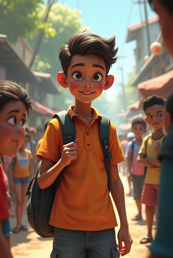 A Boy Helping Some People And Creating Ways To Make Money And Creating New World