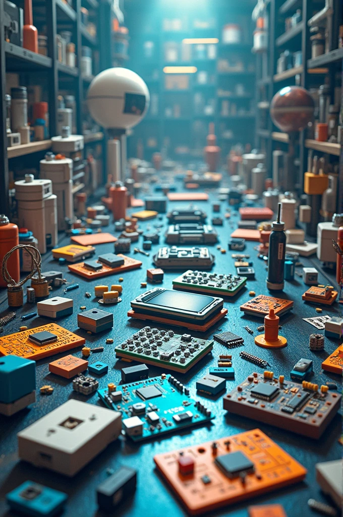 Create an image with examples of projects with arduino