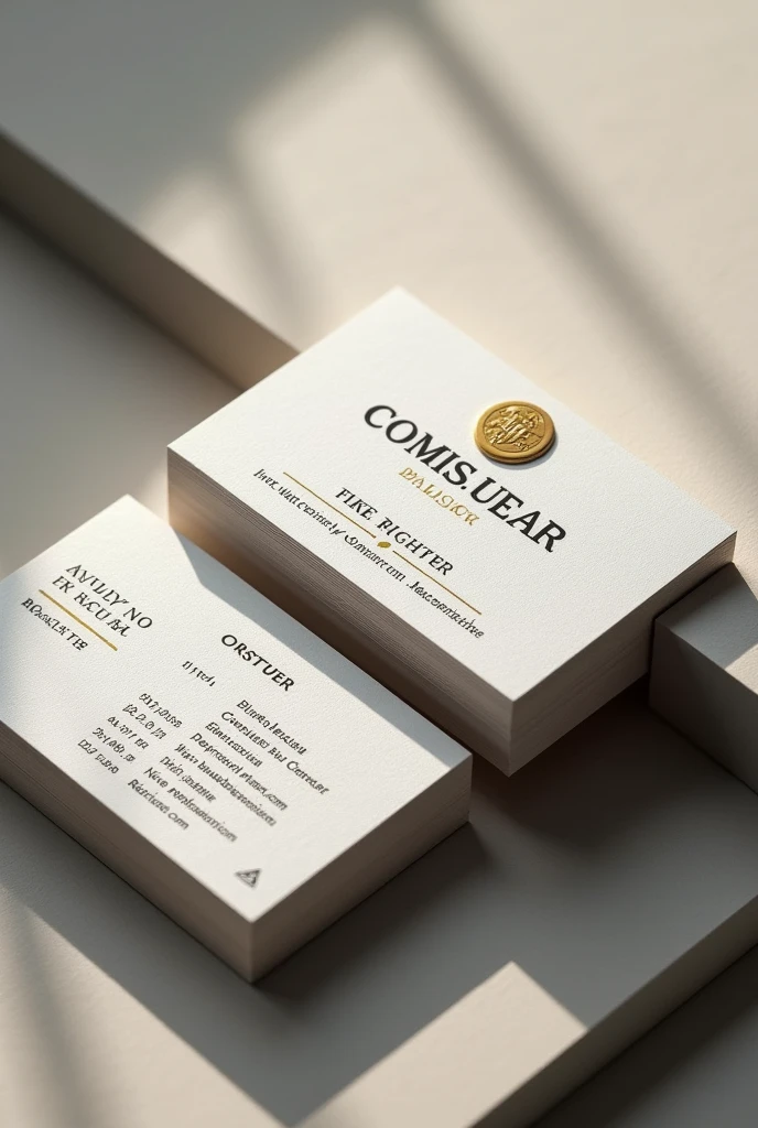 A visiting card