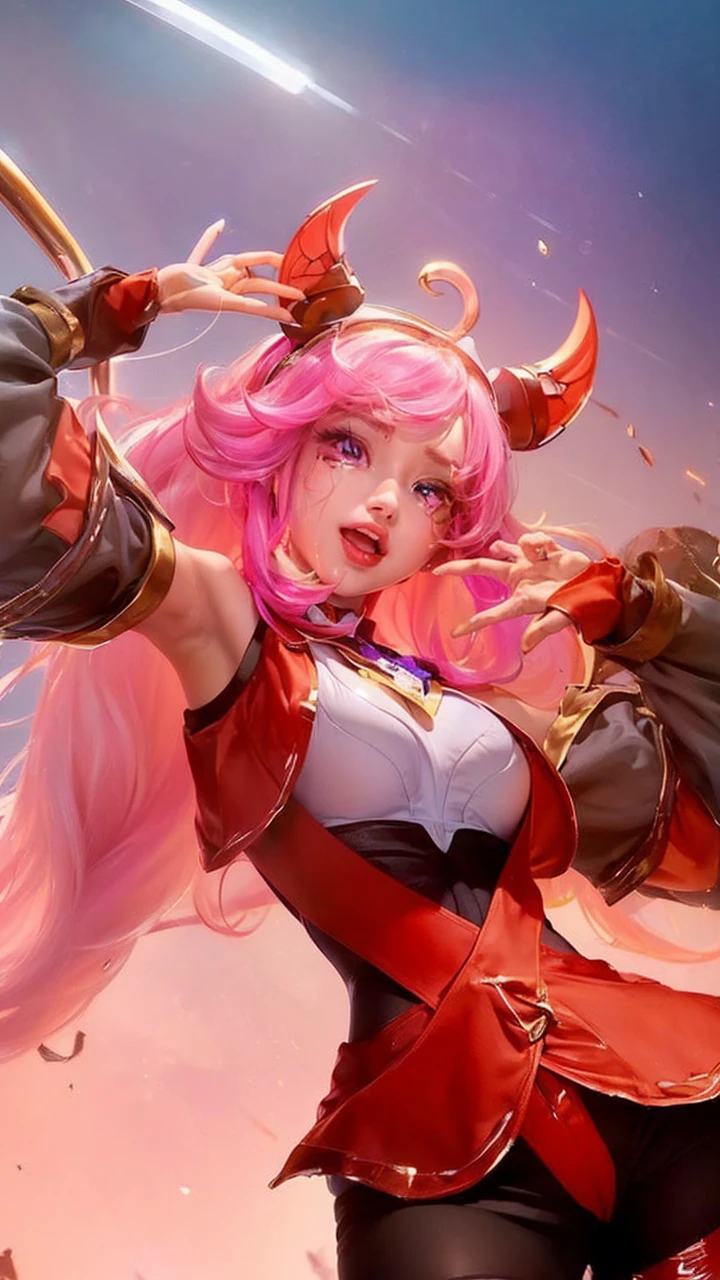((From below:1.2))、(Squat down and show off your crotch)、(Dynamic pose:1.1), One cute girl, Highest quality、超High resolution、High resolution、Highly detailed CG、8K Unit Wallpaper、、Beautiful attention to detail,Braid、(((nurse, nurse, nurse Cap, wear, legwear very, Elbow hand pockets、satin panties、 Bikini Tops、Upper body naked、Micro Skirt)))、(Wet body:1.4)、(Shiny body,:1.6)、 blush, Sweat,Embarrassed、(Ahegao:1.5)、(Sticking out tongue and drooling)、red blush、Shy、