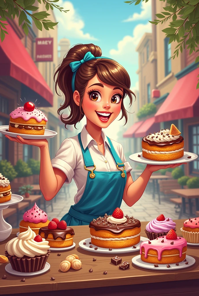 A poster about sweet business 