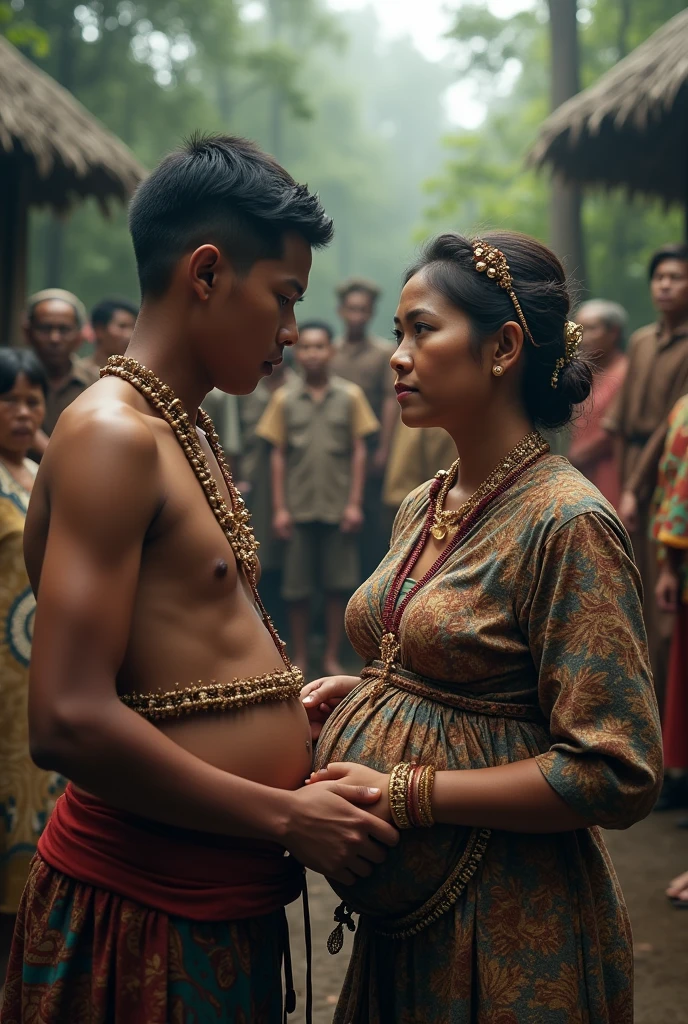 boy marries 34 year old widow who is pregnant Batak tradition