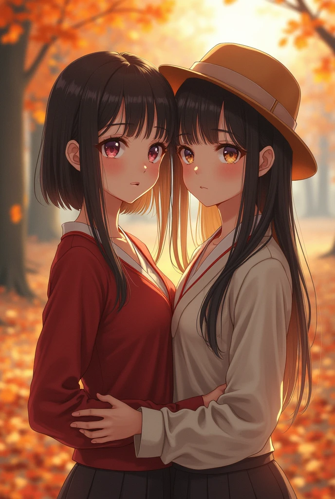 (masterpiece,Captivate:1.5,The biggest attraction for girls,High resolution,high quality)、Beautiful and realistic Japan people、The aesthetics of nature、Neat autumn clothes、 2、double eyelid、Sparkling eyes、Beautiful body、Perfect Anatomy、Perfect Hips、gravure、