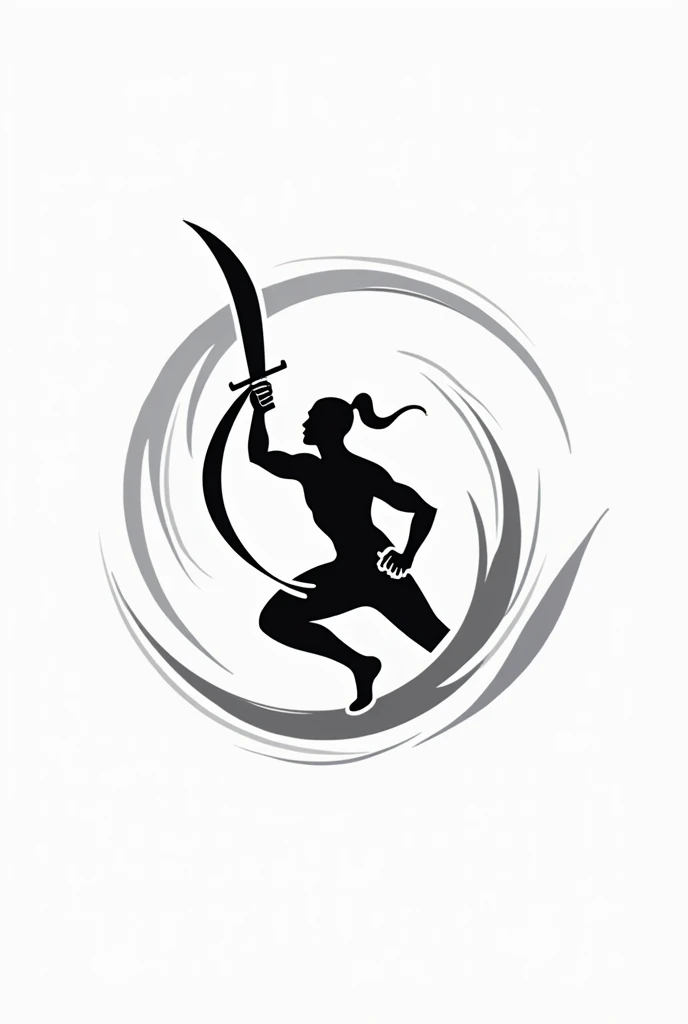 Creat logo with man doing silat moveinside the logo have keris, named UMK Warriors and UNIVERSITY MALAYSIA KELANTAN