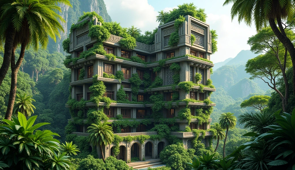 Building with jungle