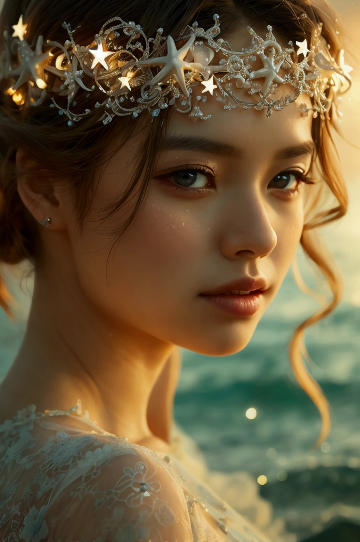 Starry Sky、Ocean、Photogenic beauty、Real