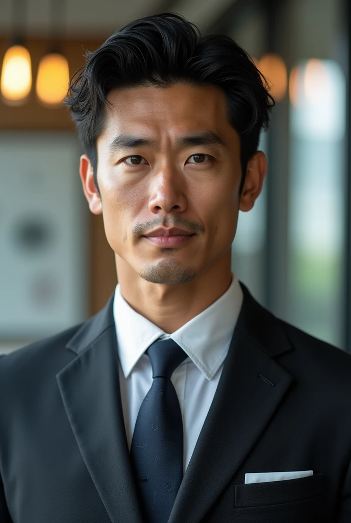 181cm、75kg、Strong face、Japanese、male、Deeply carved features、No beard、Dark skin、Businessman、Sales Job、Real Estate Sales、refreshing、I'm a little overweight、Black Hair、Beard is shaved、Big eyes、good looking、Handsome、3、