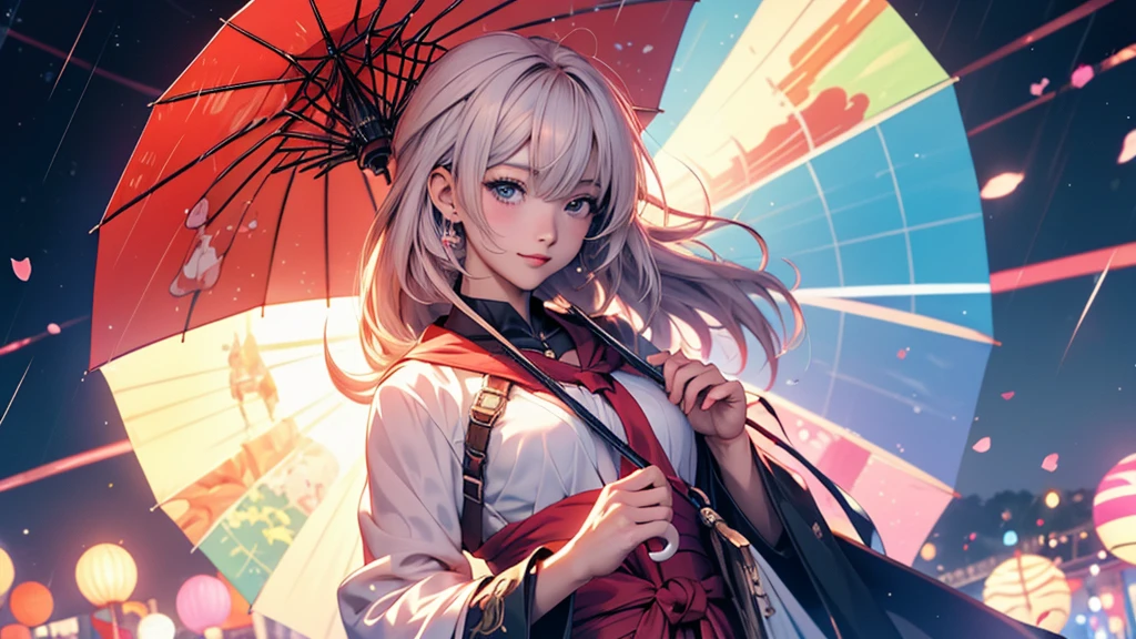ヘッドフォンを着けた女性Anime Style 4 k, anime wallpaper 4k, anime wallpaper 4k, 4k anime wallpaper, anime art wallpaper 4k, anime art wallpaper 4k, Anime Style. 8k, Anime atmosphere, Ultra HD Anime Wallpaper, Anime Art Wallpaper 8K, Anime Background,umbrellaをさしている、umbrella、Umbrella、rain