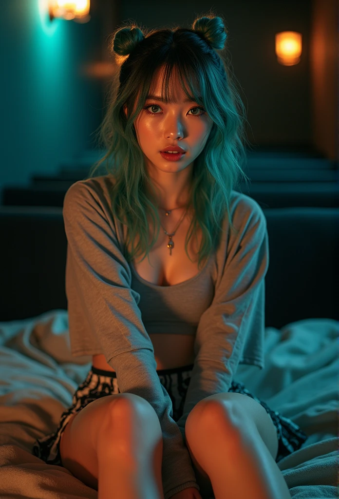(((ultra realistic))), photo, masterpiece, best quality, trending on artstation, (handjob:1.3), 8k, raw photo, photo realistic, ultra hight res, real life photo, ((masterpiece)), (best qualtiy,8K, Yes,32K,tmasterpiece,hyper HD:1.2), (masterpiece:1.4, best quality), (intricate details), unity 8k wallpaper, ultra detailed, (visually stunning:1.4), latina girl, (nsfw),1girl, solo, 20 years old, egirl, pink hair, straight hair, freckles,, eyeliner, mascara, eye shadow, nose ring, grin, teeth, egirl_face,, squatting, on the flor, , teenage girl bedroom, legs up in the air, teenage girl clothes, bikini, woman in lingerie sitting in chair with electronic keyboard in room, twitch streamer, amouranth, angelawhite, webcam footage, anna nikonova aka newmilky, better known as amouranth, young beautiful amouranth, twitch streamer / gamer ludwig, pokimane, webcam, sexy look at the camera, sitting in her room, shot on webcam small breast, perfect girl, hot and cute, asking for cum, she wants to covered with cum, blowjob lover, open mouth, naughty face, naughty, excited, oral invitation,she is on the flor,, depth of field, cinematic lighting, from above, small breast, tiny breast, masterpiece, realistic, photorealistic, extreme details, detailed face, UHD, 16k, best quality, super detail, highres, textured skin, high details, best quality