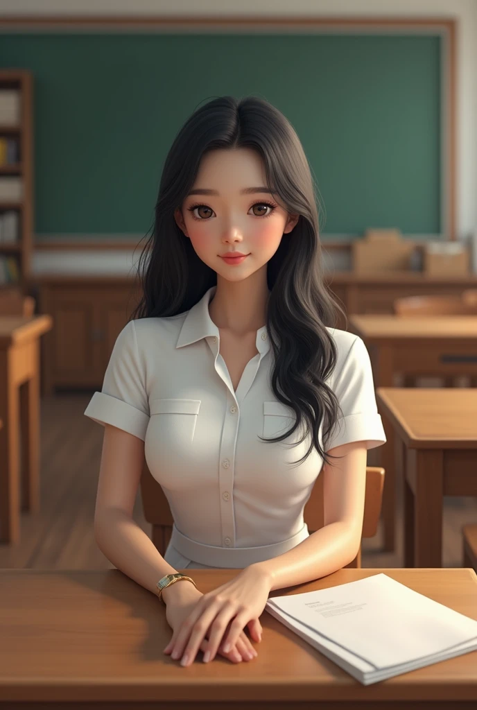 female high school student 