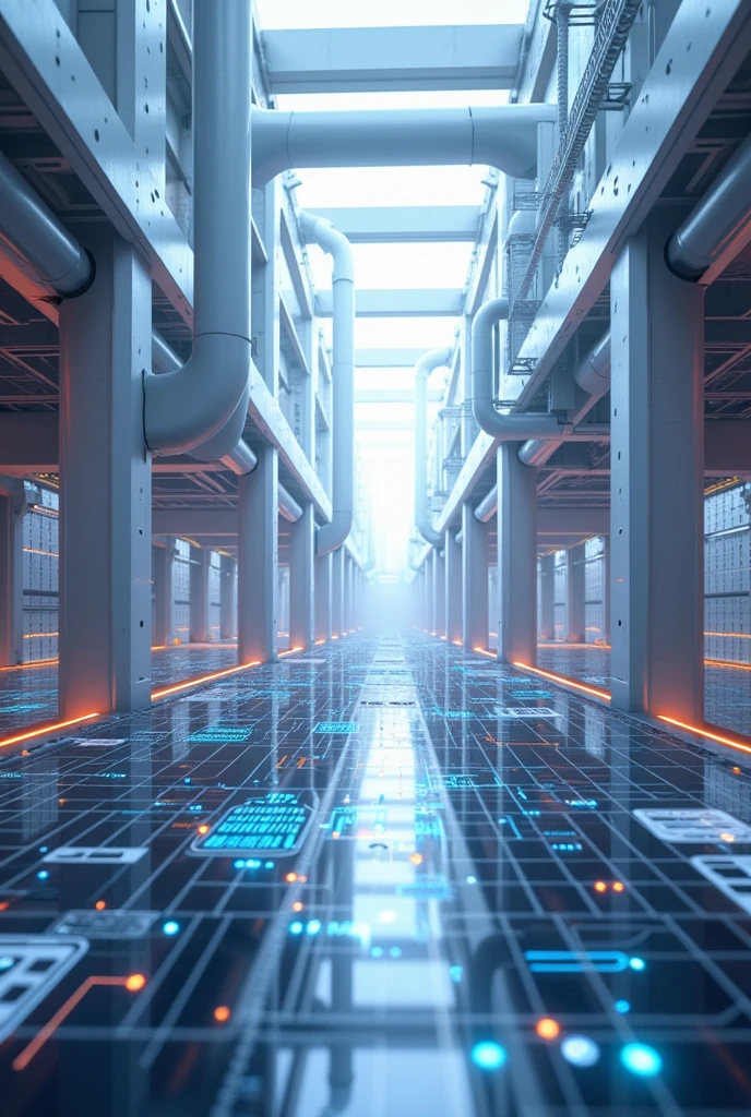 3d animation, industrial process graph, society, Ideas, expression