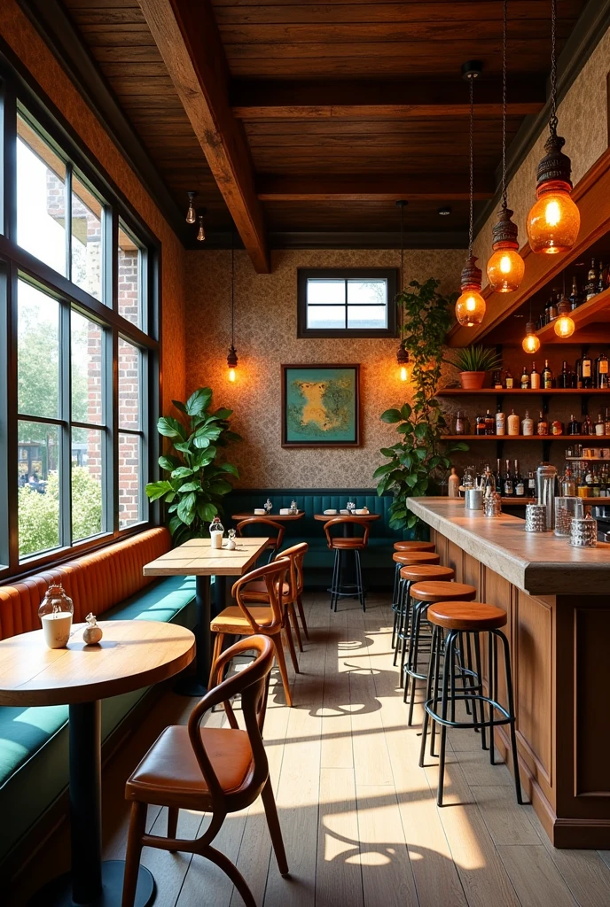 Make me a plan of a small and charming fusion-style restaurant (By fusion I mean that it is a mixture of all the gastronomy and cultures from all over the world.)