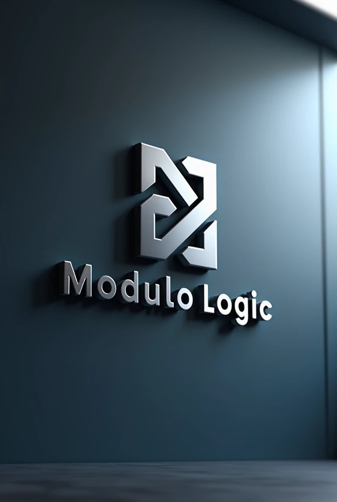 make information technology company logo having name modulo logic 