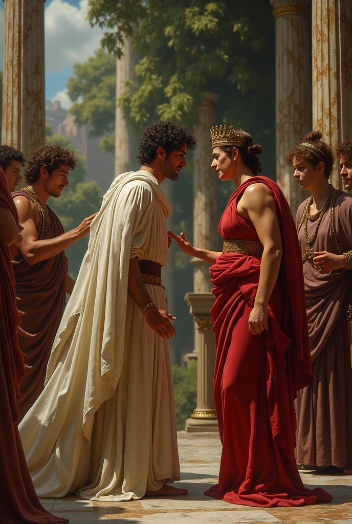 Being rejected, Phaedra lied, falsely accusing Hippolytus of having tried to dishonor her.