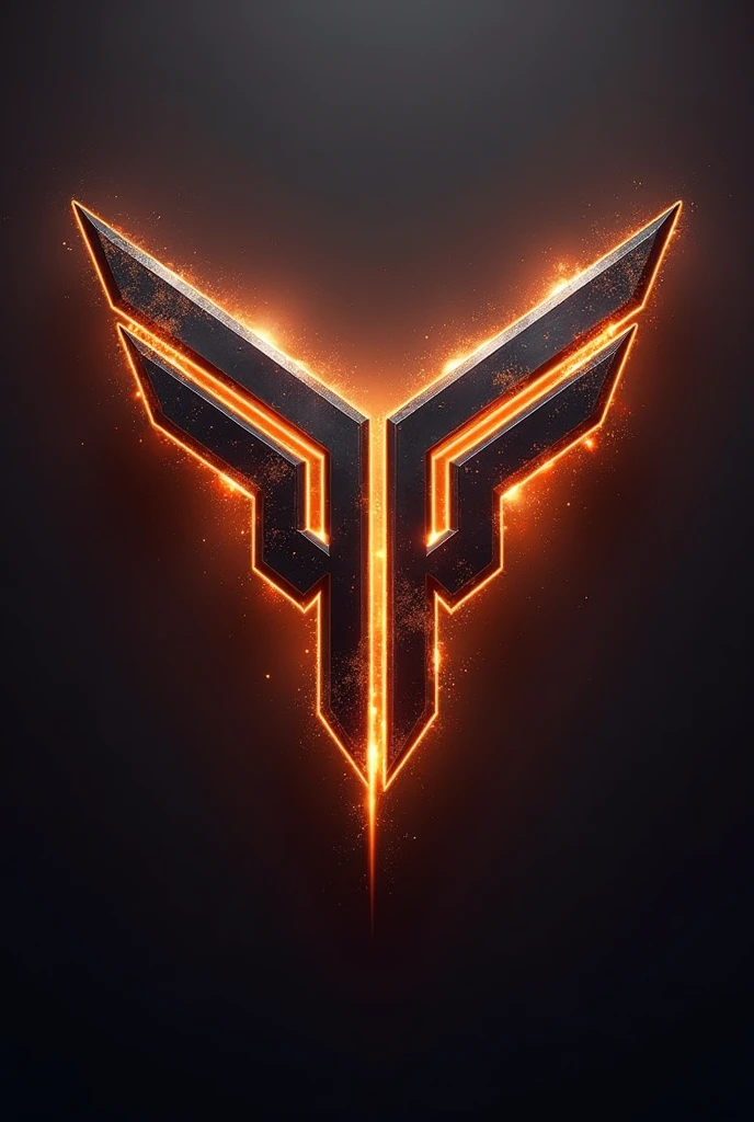 Pritox gaming logo Black and full light chocolate colour