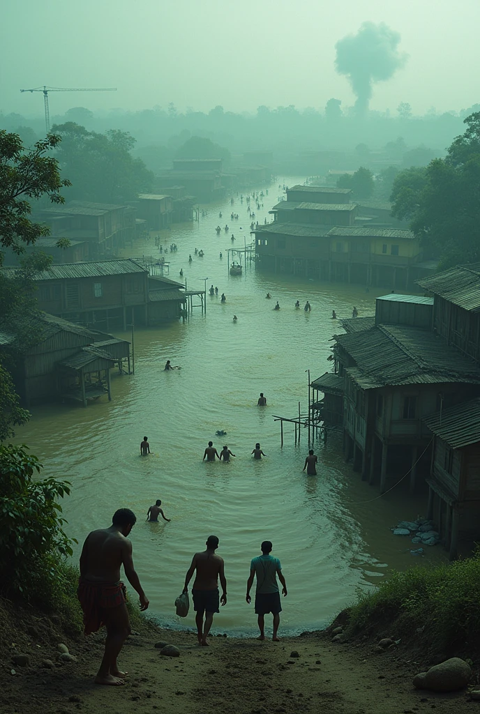 India is trying to destroy Bangladesh by flood