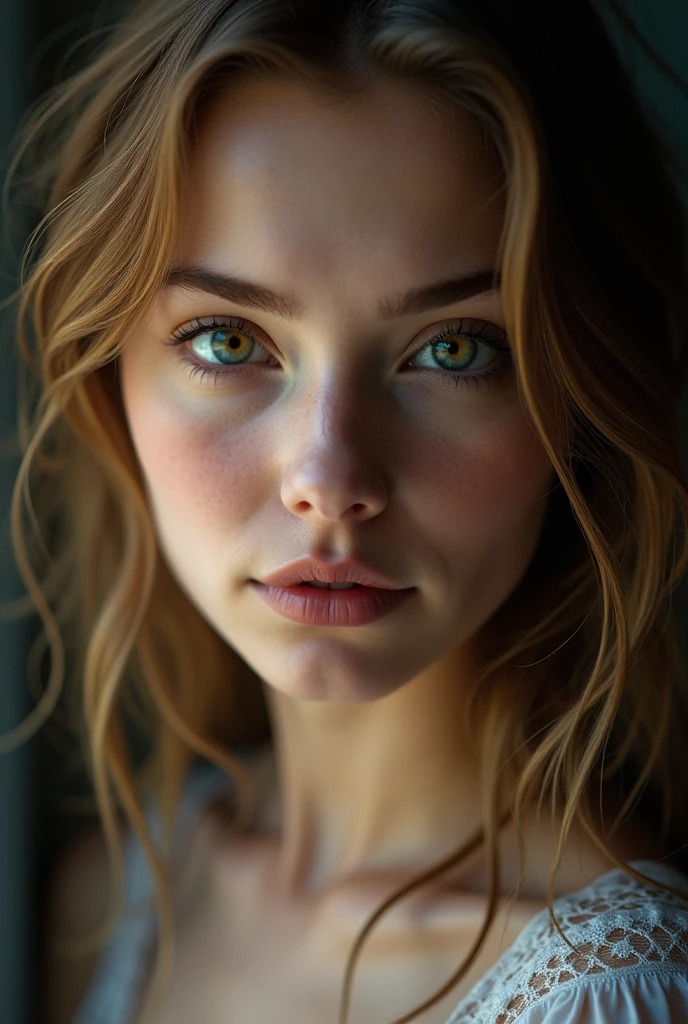 a young russian girl, full body nude, facing the viewer, detailed face,beautiful detailed eyes,beautiful detailed lips,extremely detailed eyes and face,long eyelashes, realistic, photorealistic, photo-realistic:1.37, 8k, best quality,masterpiece:1.2,ultra-detailed,vivid colors,high quality,cinematic lighting,dramatic lighting,natural lighting,atmospheric