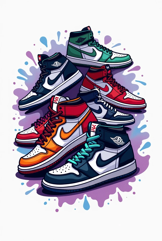 Logo for my TikTok called Aaron’s closet I review sneakers and basketball shoes. Can you make it without a person. Can you include hyped sneakers