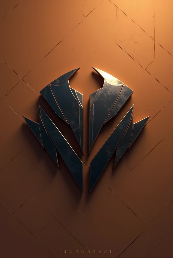Pritox gaming logo Black and light brown colour