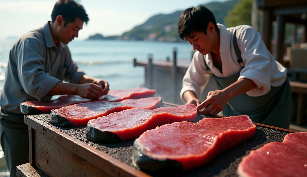 Japanese Hardest Tuna Food Process - Traditional Smoked Tuna Production - Tuna