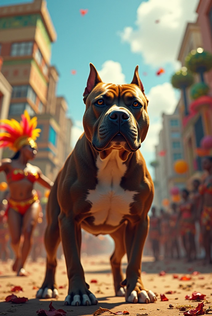 pitbull at Rio de Janeiro carnival
