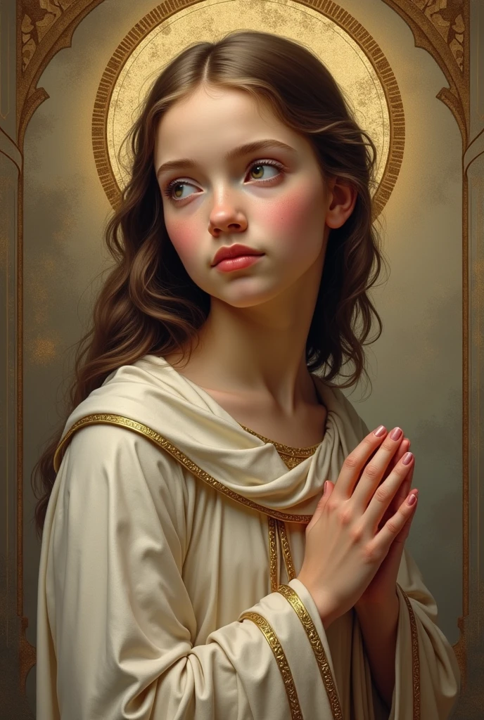 A Catholic profile image has the words young catholic portal written on it and has a young saint or saint