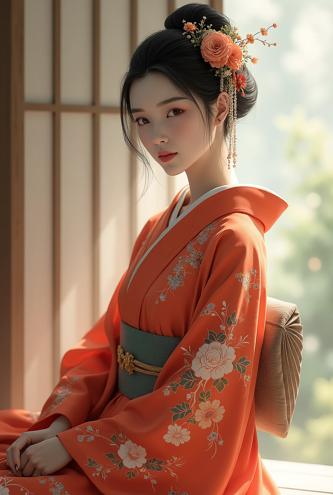 Japanese kimono women One person
