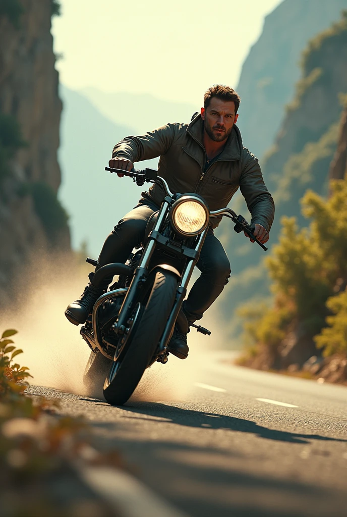 Man following moto