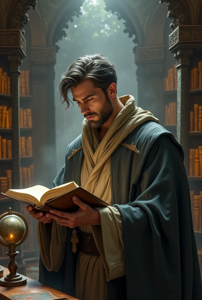 A man seeking knowledge 
