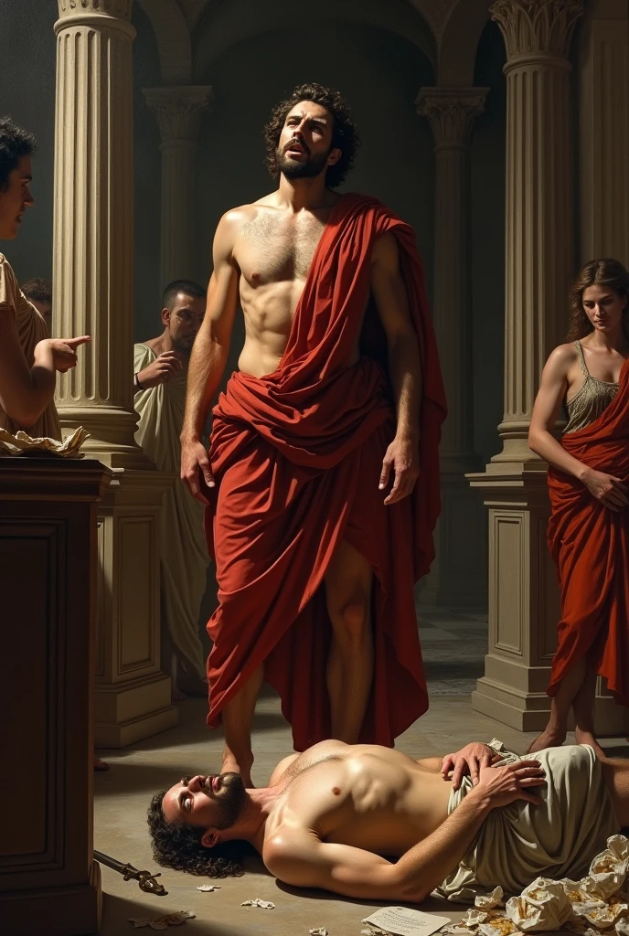Phaedra had lied, and Theseus had ed his own son on a false accusation.